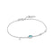 Ania Haie Turquoise Discs Bracelet - Silver